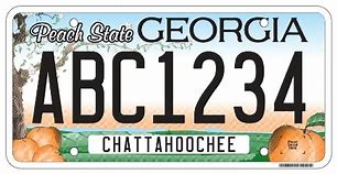 Image result for GA Paper License Plate