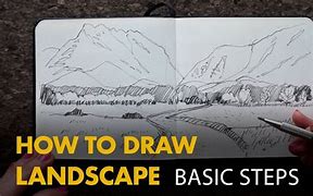 Image result for How to Draw Landscapes