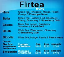 Image result for Boba Milk Tea Menu