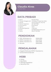 Image result for Contoh CV Bagus