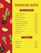 Image result for Mexican Food Printable