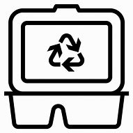 Image result for Salad Packaging Recycle Icon