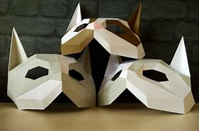 Image result for Cat Mask Made with Paper