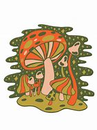 Image result for Trippy Mushroom Vector Png