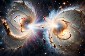 Image result for Galaxies Collide