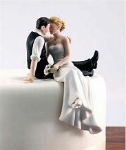 Image result for Wedding Cake Toppers Bride and Groom