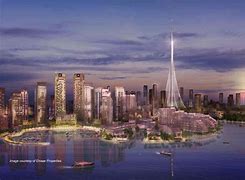 Image result for Dubai Creek Tower Sketch