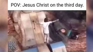 Image result for Jesus Skateboarding T Pose Meme