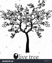 Image result for White Olive Tree On Black Background