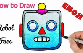 Image result for Robot Face Drawing