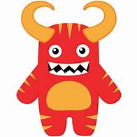 Image result for Cute Red Monster Clip Art