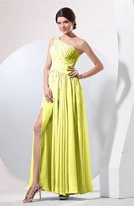 Image result for Pale Yellow Prom Dresses