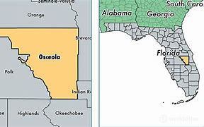 Image result for Osceola FL Map