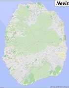 Image result for Map of Nevis Beaches