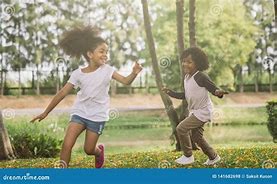 Image result for Little Black Kid Playing Outside