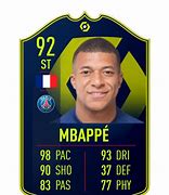 Image result for Ligue 1 Potm Mbappe Card