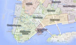 Image result for New York Financial District Map