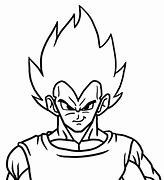 Image result for Easy Drawing of Vegeta