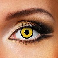 Image result for Yellow Eye Contacts