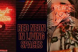 Image result for Red Neon Sign Outline