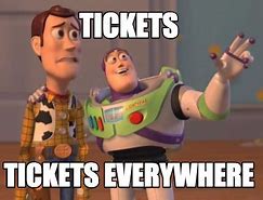 Image result for Meme Ticket to It