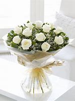 Image result for White Rose Flower Bouquet