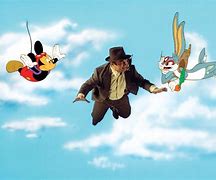 Image result for Eddie Valiant Mickey Mouse and Bugs Bunny