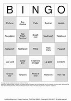 Image result for Purse Bingo Cards Free