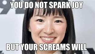 Image result for Sparks Joy Meme