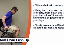 Image result for Chair Push-ups