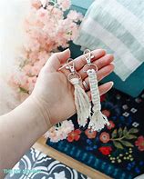 Image result for How to Do a Macrame Keychain