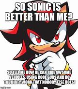 Image result for Sonic and Shadow Up Meme