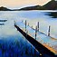 Image result for Lake Dock Painting