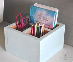 Image result for Desk Organizer DIY Cricut