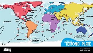 Image result for Map of Tectonic Plates Journal Primary Article