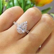 Image result for 2 CT Pear-Shaped Engagement Ring