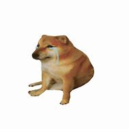 Image result for Sad Doge Meme PNG