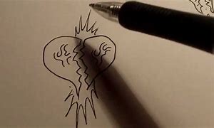 Image result for Simple Fixed Heart Drawings Emo