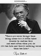 Image result for Bukowski I Love My Self