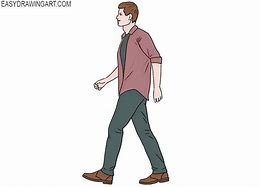 Image result for Person Walking Away Drawing