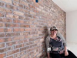 Image result for Brick Veneer Backsplash