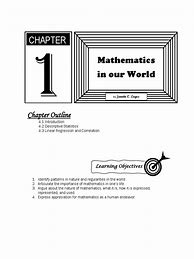 Image result for Mathematics in the Modern World