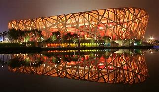 Image result for Beijing National Stadium Cartoon