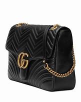 Image result for Gucci GG Marmont Leather Shoulder Bag