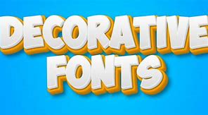 Image result for Decorative Font Logos