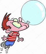 Image result for Girl Blowing Gum Cartoon