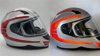 Image result for Motorcycle Helmet Reflective Decals