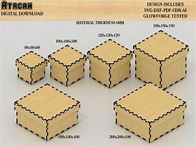 Image result for Laser-Cut Wood Box Patterns Free