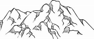 Image result for Mountain Shading Drawing