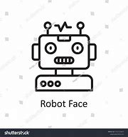 Image result for Robot Face Outline